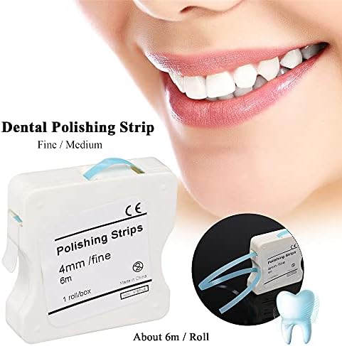 Зубоврачебная карета перална лента JIUKCARE - Избелващ Материали за Шлифоване на повърхността на зъба от Смола 4 мм за