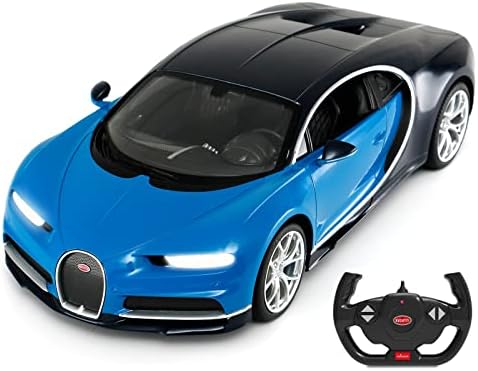 Радиоуправляеми автомобили RASTAR Bugatti Chiron с дистанционно управление, 1/14 Радиоуправляеми автомобили Bugatti Chiron - Син