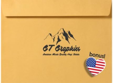 GT Graphics Кръг на Знамето на САЩ - Vinyl Стикер С Водоустойчива Стикер