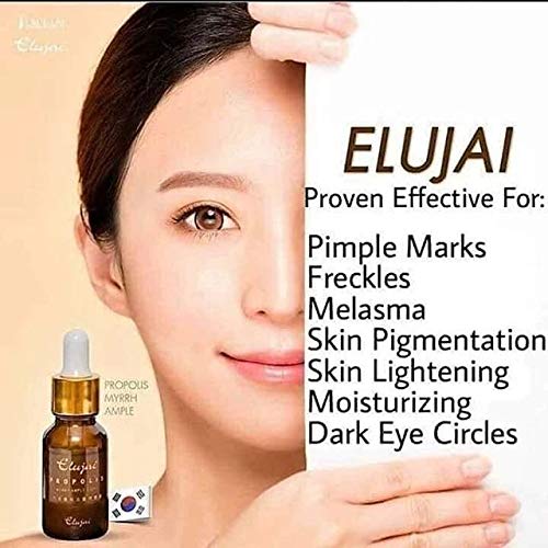 ELUJAI (เอลูจัย) PROPOLIS MYRRH AMPLE 15 мл. (1 флакон) Серум за грижа за кожата, намалява пигментни петна, лунички,