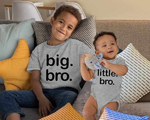 Тениски Big bro Little брато, Тениски Big Brother, Тениски за по-Малките Братя, Еднакви Комплекти За Малки Момчета