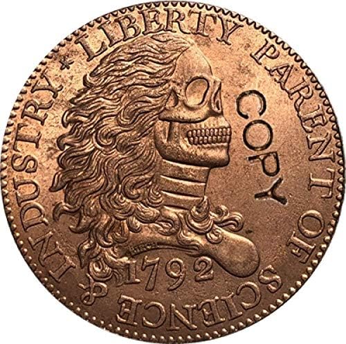 Монета на повикване Скитник Никелова Монета 1792 Копие Монети Копие Подарък за Него Колекция от монети