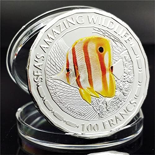 Монета На Животното Конго Щастливата Тройка Ракета Пеперуди Подарък Възпоменателна Монета Мемориал Медал На Сребърна Монета Занаяти Колекционерска Стойност