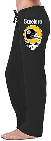 Дамски панталони за джогинг Juice Хотел Steeler Pittsburgh Skeleton, Черни