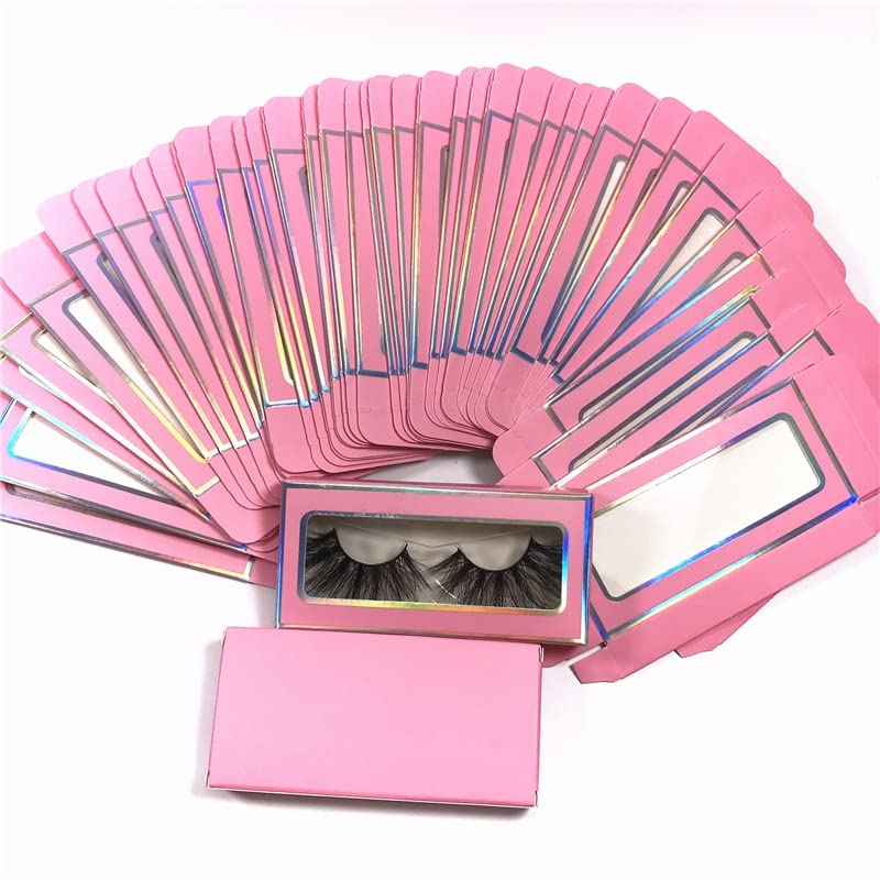 Хартиена кутия за опаковане на миглите Кутии за опаковане на миглите 10 мм-25 мм, Калъф за мигли на Едро (Цвят: 3, Размери: 20 кутии с чекмедже)