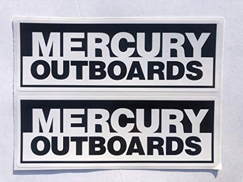 2 Етикети на окачени двигатели Mercury от SBDdecals.com (4 Инча)