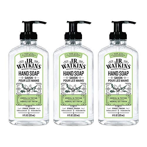 Гелевое сапун за ръце J. R. Watkins, Ароматизирано Течен препарат за измиване на ръцете за баня или за кухня, Произведени