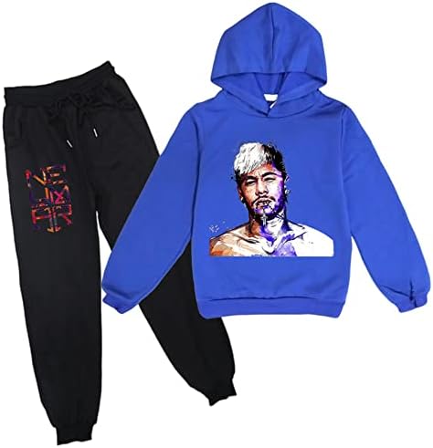 Свободна hoody BenLP Wokenday За момичета, Всекидневни Пуловер с качулка Neymar JR За момчета + Панталони за джогинг