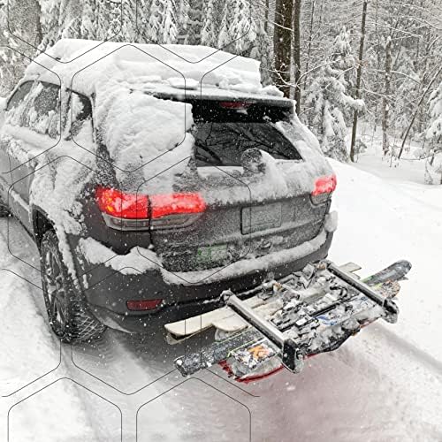 Базов комплект Sloggn + Комплект за каране на ски на ски - Багажник за закрепване монтира оборудването на превозното