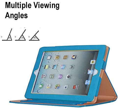 Калъф JYtrend за iPad 10.2 9th/8th/7th поколение с многоугольной поставка за гледане, умен калъф-книжка с джоб, автоматично