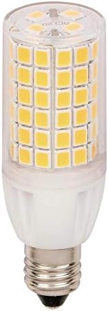 Уестингхаус Lighting 5163120 5163100 Прозрачна led лампа с регулируема яркост 5 (еквивалент на 50 W), Цокъл E11 (мини-банка), 10 парчета, топло бяло, 10 точки