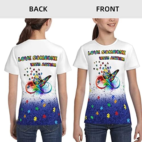 Тениска Shoggoth Аутизъм Информираност за малки момчета, Тениска Its Ok to Be Different, Аутичный Пъзел, Тениски с 3D