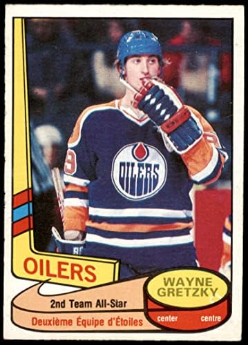 1980 O-Pee-Chee 87 All-Star Уейн Грецки Едмънтън Ойлърс-Хокей на лед (Хокей на карта) EX /MT ойлърс игра Хокей