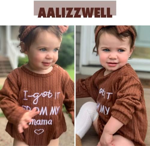 Гащеризон-пуловер Оверсайз за малки момичета Aalizzwell за Есен-Зима