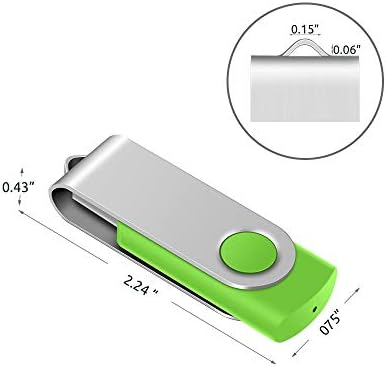 Флаш памет Enfain 16GB USB Memory Stick Флаш памети на едро (Многоцветен, 10 бр.)