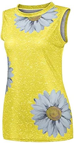 KCJGIKPOK, Дамски Блузи на Бретелях, Модни Тениски с изображение на Цветя Маргаритки, Вдъхновяваща Тениска, Сладки Ежедневни
