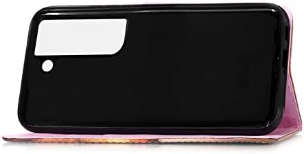 Asdsinfor Samsung S23 Плюс Калъф Стилен Сладък Женски Чанта-портфейл за момичета с отделения за кредитни карти, Поставка от Изкуствена Кожа, устойчив на удари Магнитен калъф