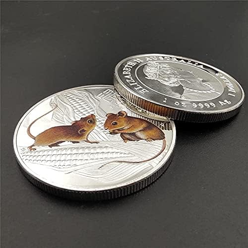 Ada Crypto Coin Криптовалюта Любима монета Австралия Годината на Плъха Бик Австралийската Зодиакальная Монета 2020 Ретро Възпоменателна Монета Събиране на монети Щастлив