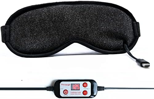 Маска за очи с топъл, USB-Маска за сухи очи с температура 105 ° F 115 ° F 125 ° F, Терапия далечен инфрачервен радиация