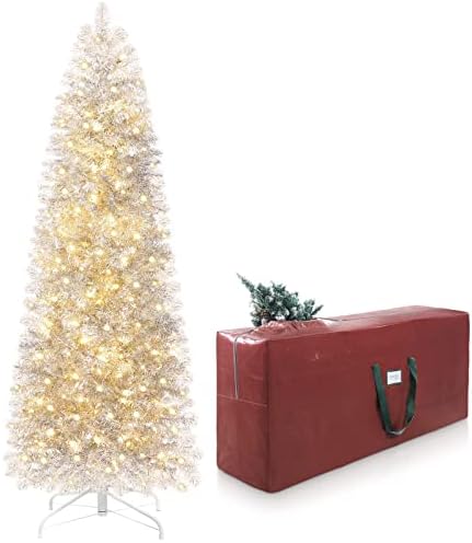 Комплект коледни стоки Decoway: 6-подножието Карандашная Коледно дърво + Чанта за съхранение на Коледната елха