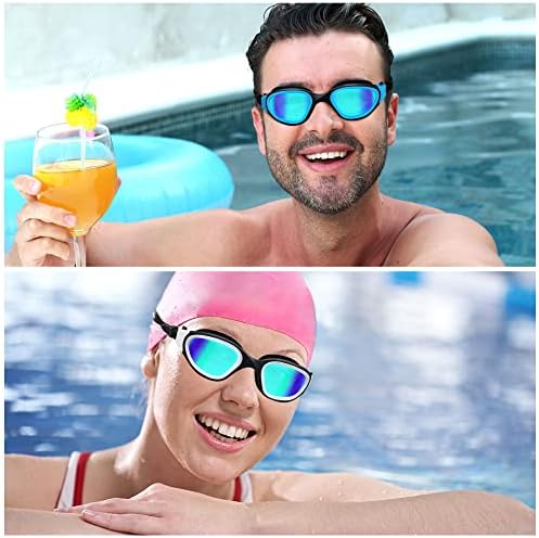 Очила за плуване Fulllove, 2 опаковки, Очила за плуване за възрастни Мъже И жени, Младежки, Не Протичат, Фарове за Очила