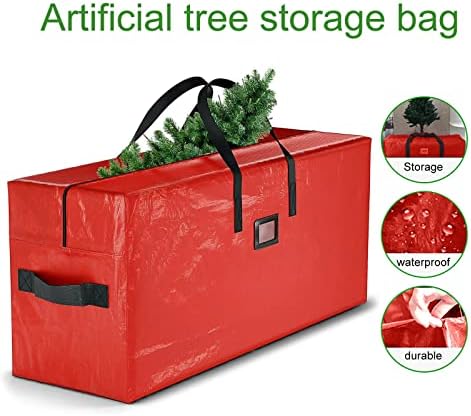 Чанта за съхранение на Коледната елха Може да Съхранява Коледна елха За домашно съхранение Издръжлив Водоустойчив Материал,