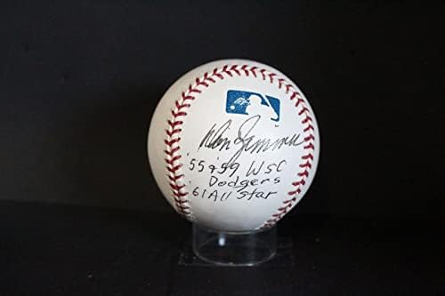 Автограф на Дон Циммера (55 & 59 WSC 61 AS) Бейзболен Автограф Auto PSA/DNA AM48570 - Бейзболни топки с автографи