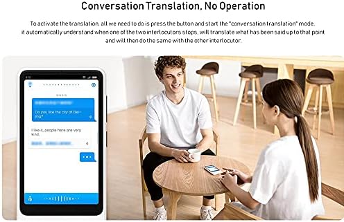 Преводач WYYDFDC AI Voice Translate Сензорен екран 4G/ wi-fi/SIM 8-Мегапикселова Камера, За Прехвърляне на Снимки Многоезичен