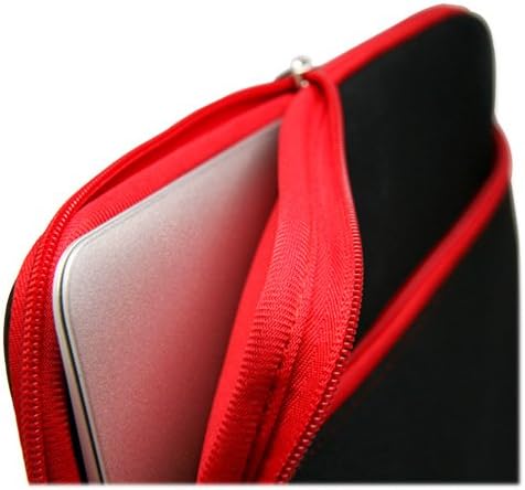 Калъф BoxWave, Съвместима с Fujitsu LifeBook U7310 - Мек гащеризон с джоб, Мек калъф, Неопреновый чанта, джоб на ръкава