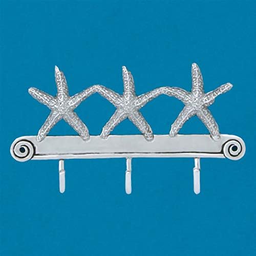 Пютър Кука Basic Spirit Triple Hook - Морска звезда - Домашен Декоративен Подарък, Закачалки за палта, Шалове, Чанти