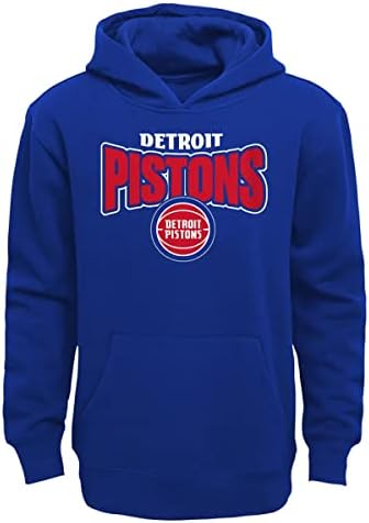 Външен Материал Младежки Пуловер с Логото на Detroit Pistons Draft Pick Руното Hoody с качулка
