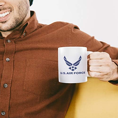 Изработена по поръчка Кафеена Чаша 11 Грама Керамична Чаша за чай на военновъздушните сили на САЩ С Персонализирани Текст