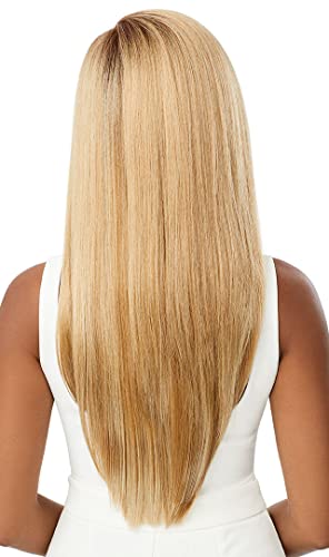 Синтетични Перука Outre Perfect Hair Line 13x6 на дантели Отпред - JAYLANI (1 Б от черен)