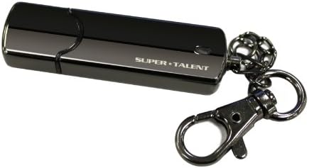 Серия Super Talent Elite - Никел-метален флаш памет USB 2.0 с капацитет от 32 GB STU32NIKB (черен)