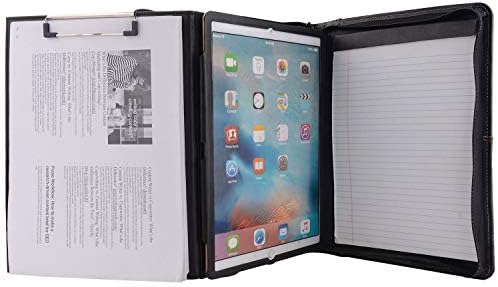 Професионален бизнес Органайзер за Портфейла, Кожен калъф-книжка със Сгъваем Централна панела за iPad Pro 12,9 инча