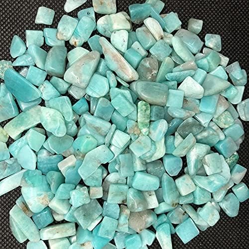 LAAALID XN216 50 г Натурален кристал амазонита Чакъл За Demagnetization Аквариум за Декоративни Естествени камъни и минерали,