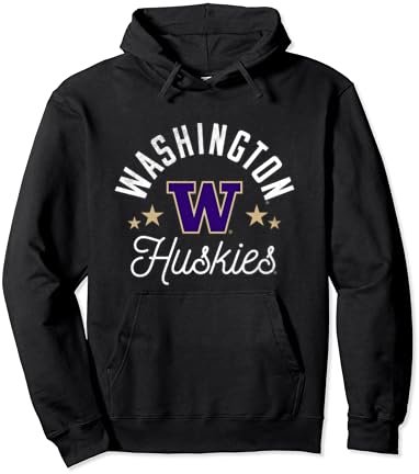 Hoody-Пуловер с логото на Вашингтонския университет Хъски