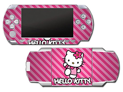 Hello Kitty Розови Ленти Момиче видео игра Vinyl Стикер на Кожата Стикер Калъф за Sony PSP на Playstation Portable Оригиналната Система Серия Fat 1000