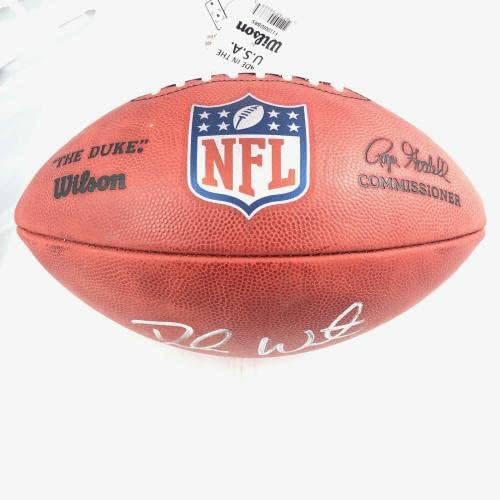 Дешон Уотсън Подписа договор с футболни фанатици Дюк Cleveland Browns С Автограф - Футболни топки с автографи