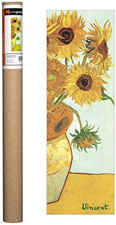 Еврография на Ван Гог- Слънчогледи-Подробен Плакат, 36 x 12 см