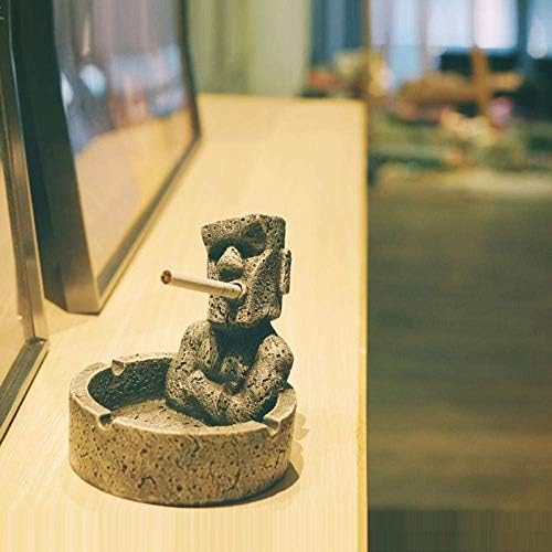 ShiSyan Y-LKUN Пепелник Пепелник за помещения, Пепелник с Капак, Креативна Забавно Пепелник, Аксесоари За Дома, Декорация