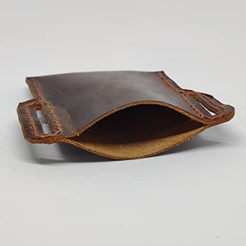 Чанта-кобур от естествена кожа за Oppo А92, Калъф за вашия телефон ръчна изработка от естествена кожа, Изработен по поръчка Кожен Калъф-чанта за носене със странична л?