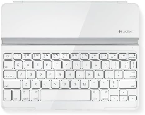 Ултра тънък калъф-клавиатура Logitech за iPad 2G/iPad 3G, Бял