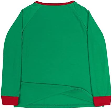 Еднакви Комплекти Коледни Семейни Пижам DIYAGO 2022, тениски с Дълъг Ръкав и Панталони, нощница, Забавен Празничен Комплект