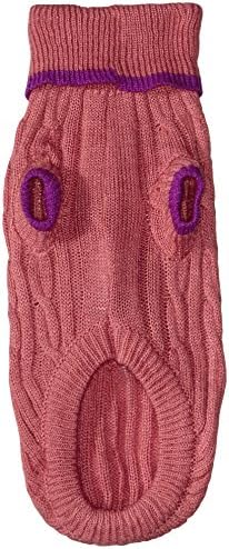Модерен домашен любимец (Этичный) Класически Пуловер Малък Розов Цвят