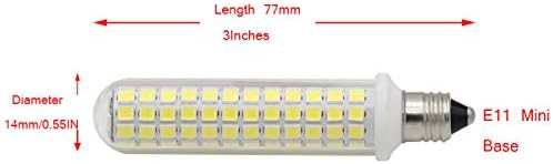 Led лампа Ylaide E11 с Мощност 100 W, еквивалент на халогенни лампи 1200лм, мини-Свещници t4 JD E11 с основните светлини