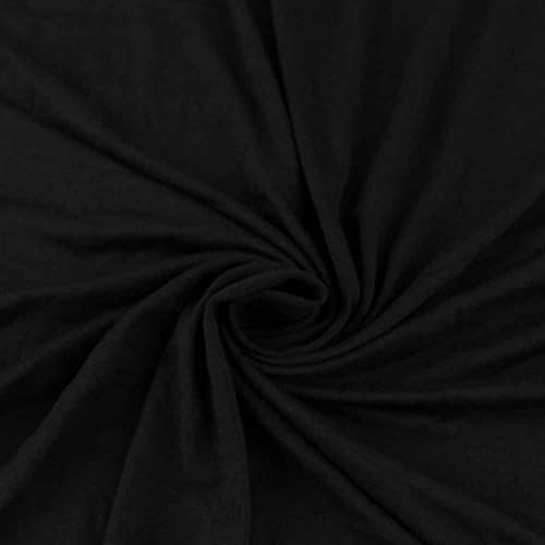 Стилна кърпа от лека трикотаж от вискоза и ликра - 160 ГОРИВО (проба проба (7 x 10), черен)