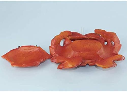 Пепелник TWDYC Red Crab с капак за подарък на човек, Здрав, Устойчив на корозия и удари