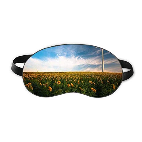 Слънчогледи Облаци в Синьото Небе, Защита За очите По време на Сън Мека Нощна Превръзка На Очите на Сивата чанта за Носене