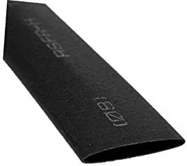 X-DREE 5 бр Свиване тръба с диаметър 3 метра 9 8 мм, Жично ръкав в Черен цвят (5 бр. на 3 крак 9 8 мм, диаметър на Guaina